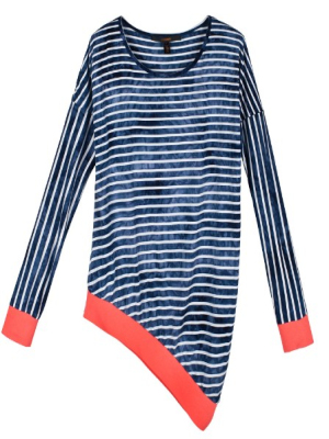 Blue Lady Blouses stripe - Click Image to Close